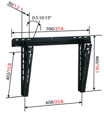 Vogels VFW 140 LCD/Plasma wandsteun