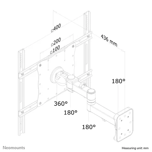 Support TV Neomounts FPMA-W960