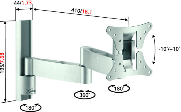 Vogels VFW 426 LCD/TFT wandsteun