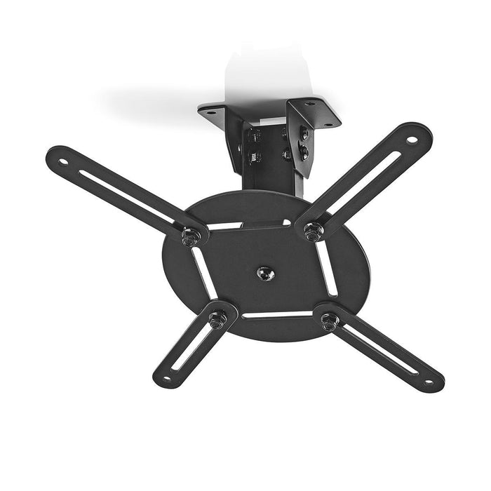 Plafondbeugel voor Projector | 360° Draaibaar | Max. 10 kg | Afstand tot de Muur van 130 mm | Zwart