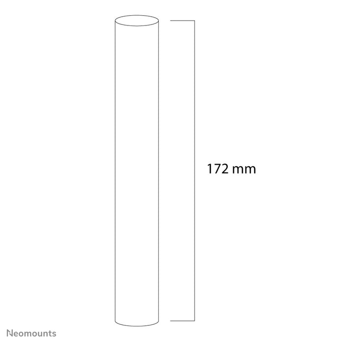 koppelstuk voor verlengpalen FPMA-CP100BLACK, FPMA-CP150BLACK en FPMA-CP200BLACK