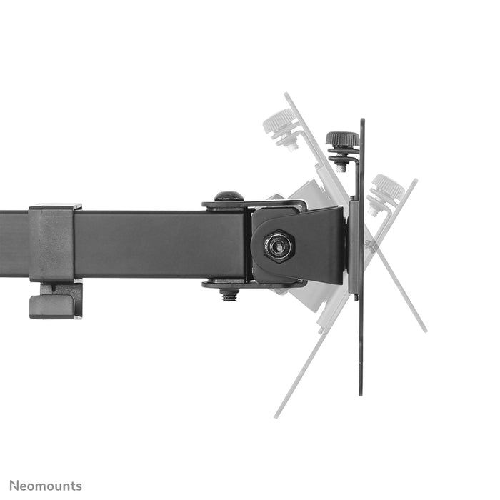 Neomounts FPMA-D550black is een bureausteun met 3 draaipunten voor flat screens t/m 32 inch - Zwart