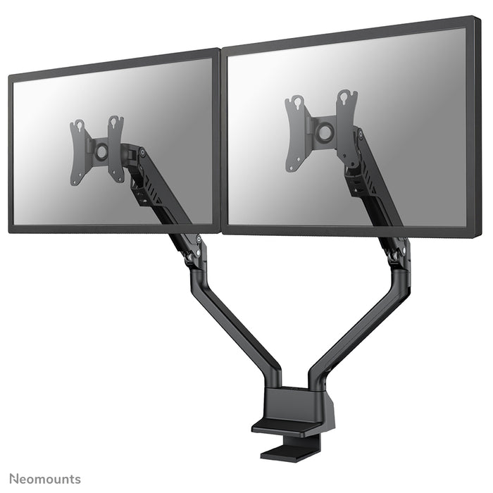 FPMA-D750DBLACK2 is een bureausteun met gasveer voor flat screens t/m 32 inch (81 cm).