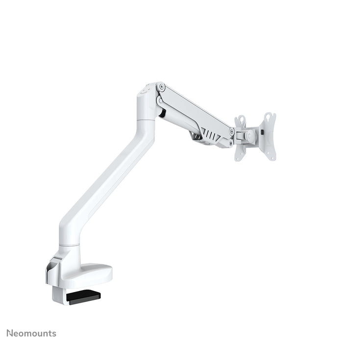 FPMA-D750WHITE2 is een bureausteun met gasveer voor flat screens t/m 32 inch (81 cm).