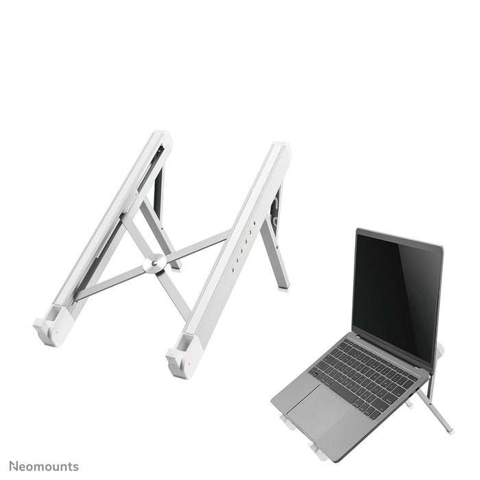 Neomounts opvouwbare laptop standaard - Zilver