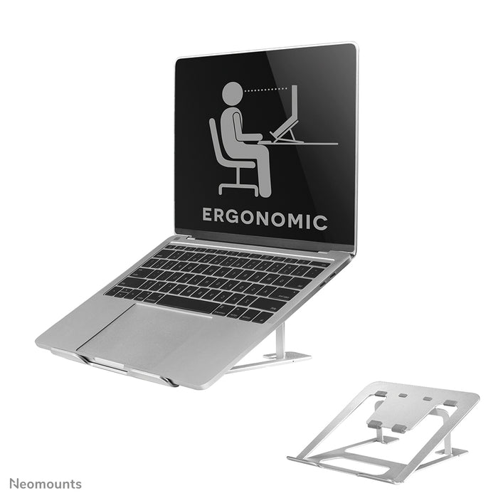 Neomounts opvouwbare laptop standaard - Zilver