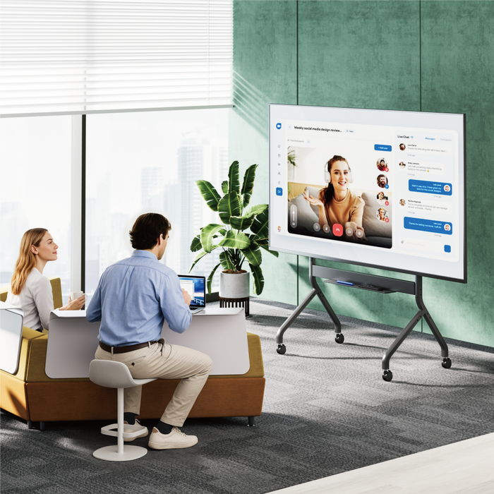 Wolff Mount TVB-136 | Meuble de présentation électrique réglable en hauteur Adapté pour 50–90 pouces | VESA 900x600 | Max. 90 kg