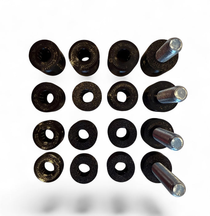 Entretoises pour support TV M8 – Ensemble complet avec vis 10–25 mm