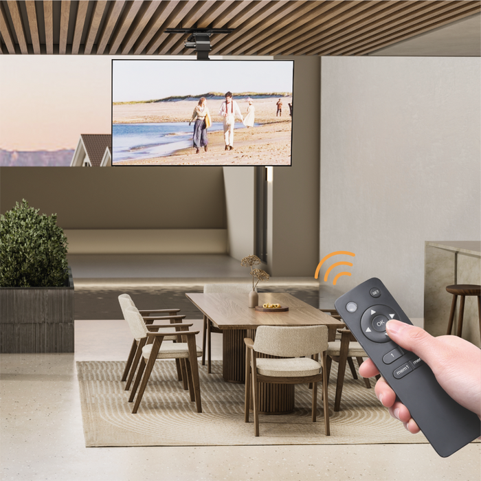 Support de plafond électrique Wolff Mount pour TV jusqu'à 86 pouces | 45 kg | VESA 800x400