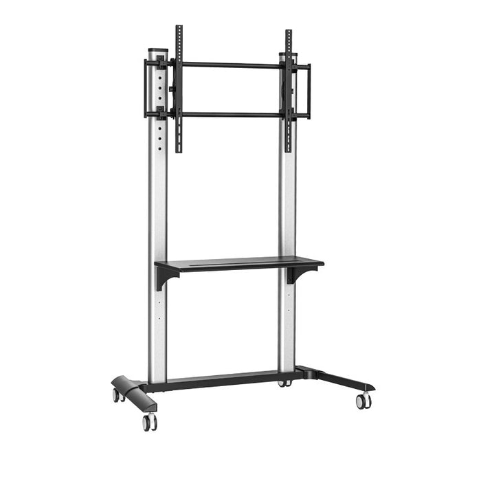 Support TV mobile jusqu'à 100 pouces – Charge lourde | Wolff Mount | VESA 800x600 | 80 KG