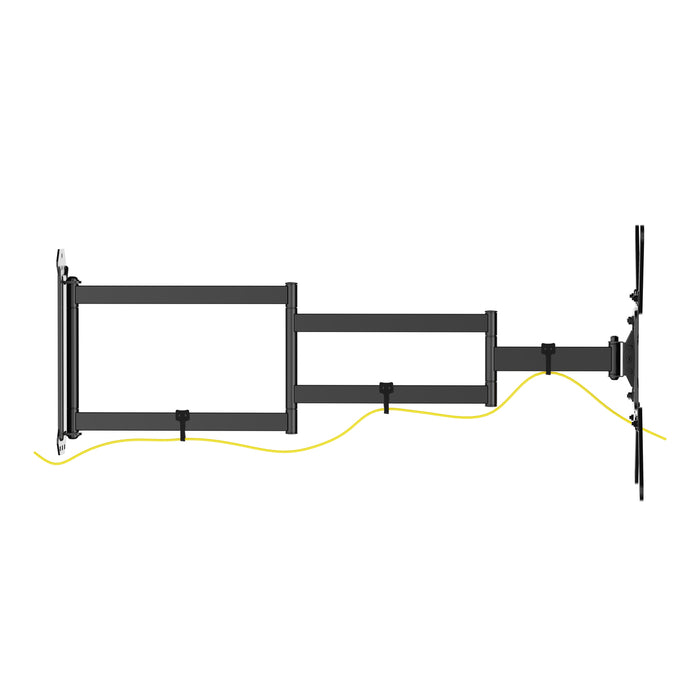 Wolff Mount Extra lange Full-Motion TV Muurbeugel tot 65 inch |tot 95cm uit de muur! |Universeel |VESA 400x400