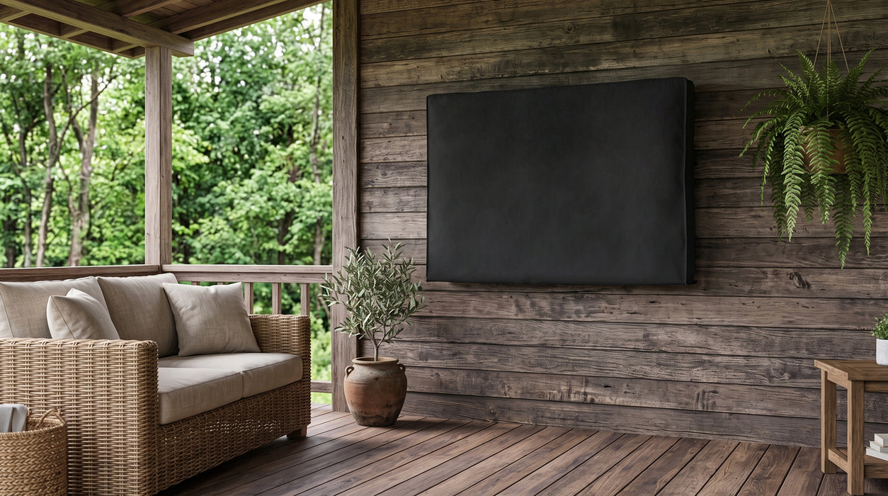 Offres TOP TVBeugels 6 : Housse de protection TV pour extérieur | 30" - 32" | Tissu Oxford de qualité supérieure | Compartiment séparé pour télécommande | Noir