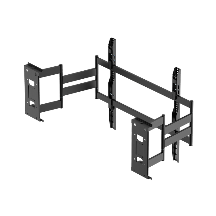 Wolff Mount Support Mural TV Ultra Résistant jusqu'à 100 pouces | Ultra Plat & Montage d'Angle