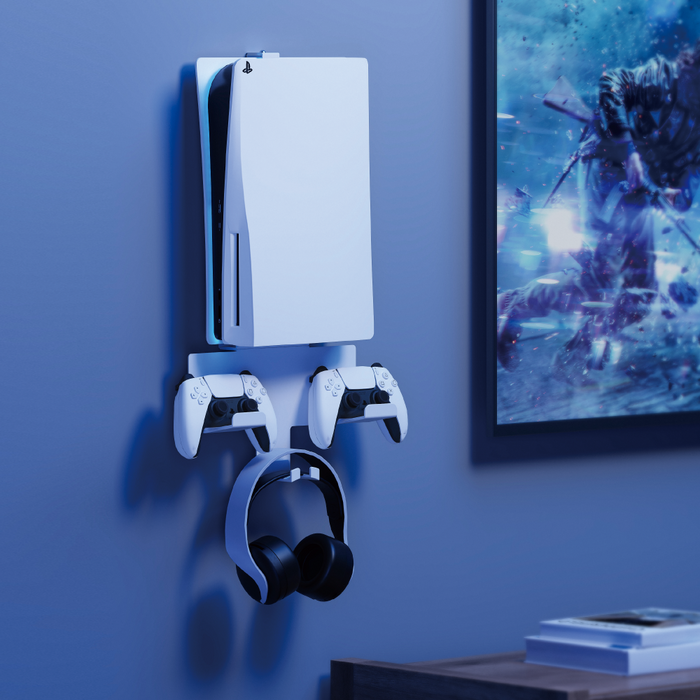 Support Wolff Mount PS5 – Support mural pour PlayStation 5 et manettes – Noir