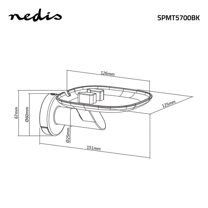 Muurbeugel voor Speaker | Sonos One / Sonos® Play:1 | Max. 3 kg | Vast