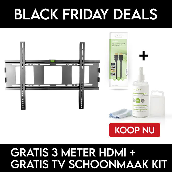 Muurbeugel tot 90 inch voor QLED UHD en OLED | BLACK FRIDAY