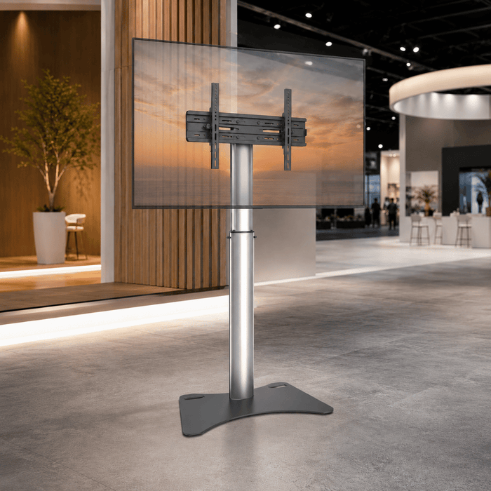 Support TV universel en aluminium réglable Wolff Mount | 32 - 70 pouces | Colonne de présentation | VESA 800x400 | Garantie 10 ans