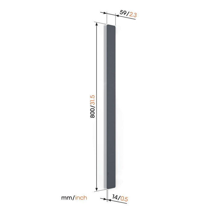 Vogel's cable 4 kabelgoot zwart 80 cm